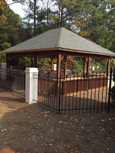 Iron Fence for Pool Security