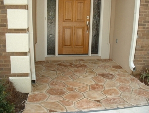Stone Front Porch 