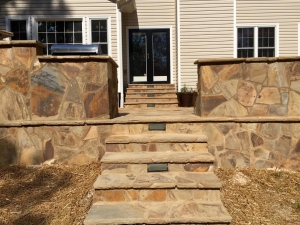 Natural Stone Veneer Wall