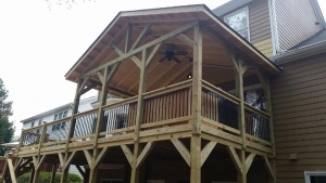 Back Deck with Porch