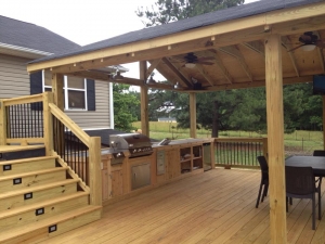 Deck, Porch, Kitchen