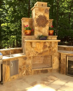 Veneer Stone Fireplace