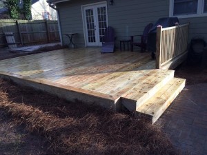 Wood Platform Deck